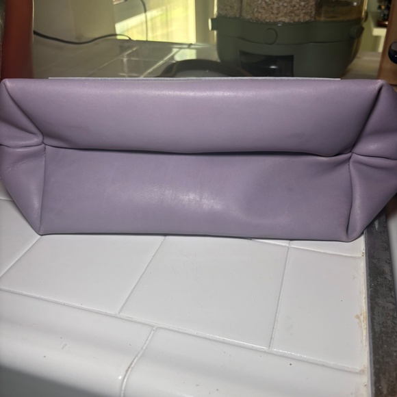 Portland Leather Goods Large Zip Tote in Lavender - Picture 3 of 6